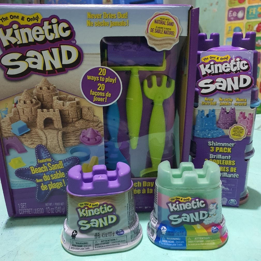 Kinetic Sand Shimmer Multi Pack