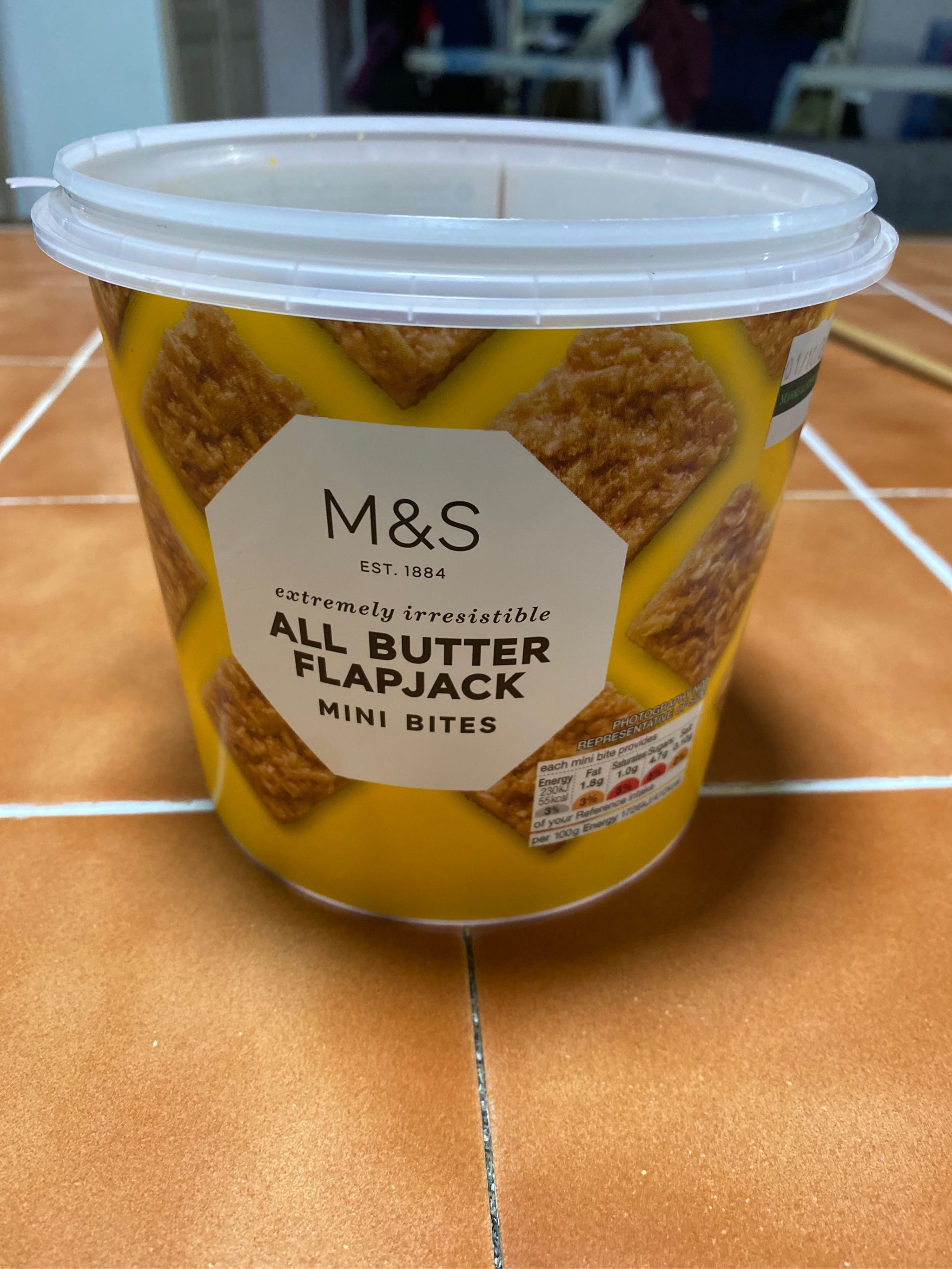m&s all butter flapjack mini bites