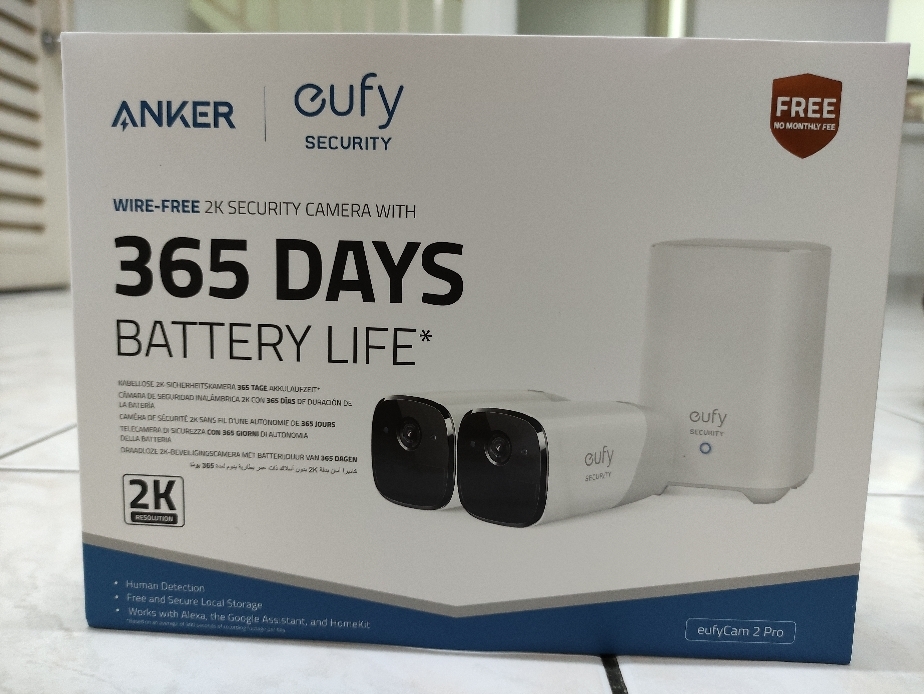 Anker T8851 Eufy Security eufyCam 2 pro Wireless Home