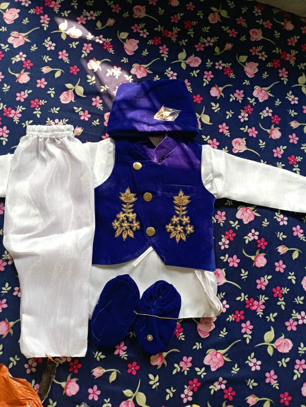 Velvet Rice Feeding / Pasni Dress For Baby - Fashion | Dresses For KIds |  Pasni Dress | | Daraz.com.np