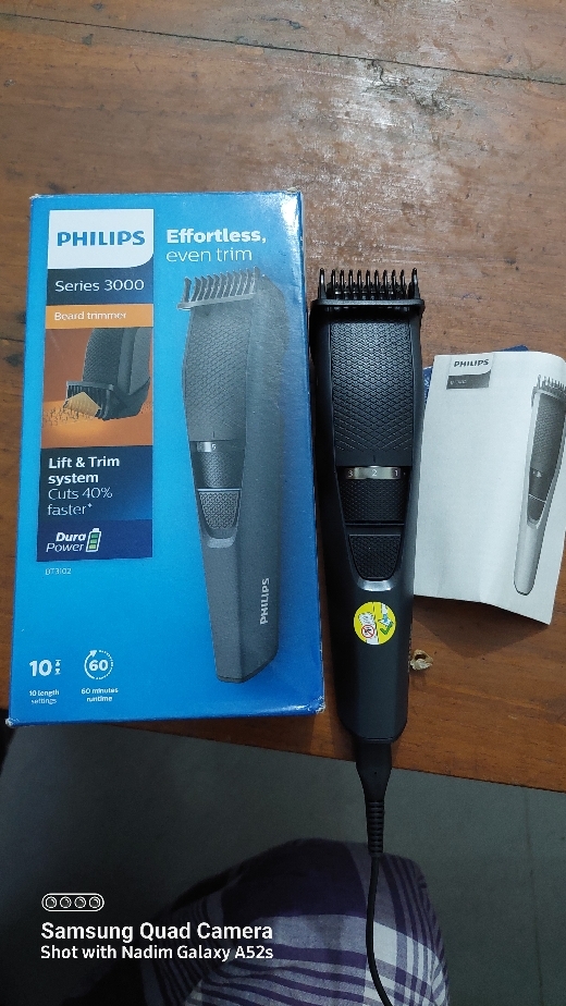 Philips BT3102/25 Series-3000 Rechargeable Beard Trimmer