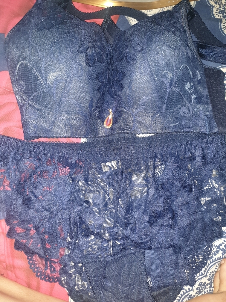 FallSweet Women PLus Size Bra and Panties Set Push Up Lace Bra Set