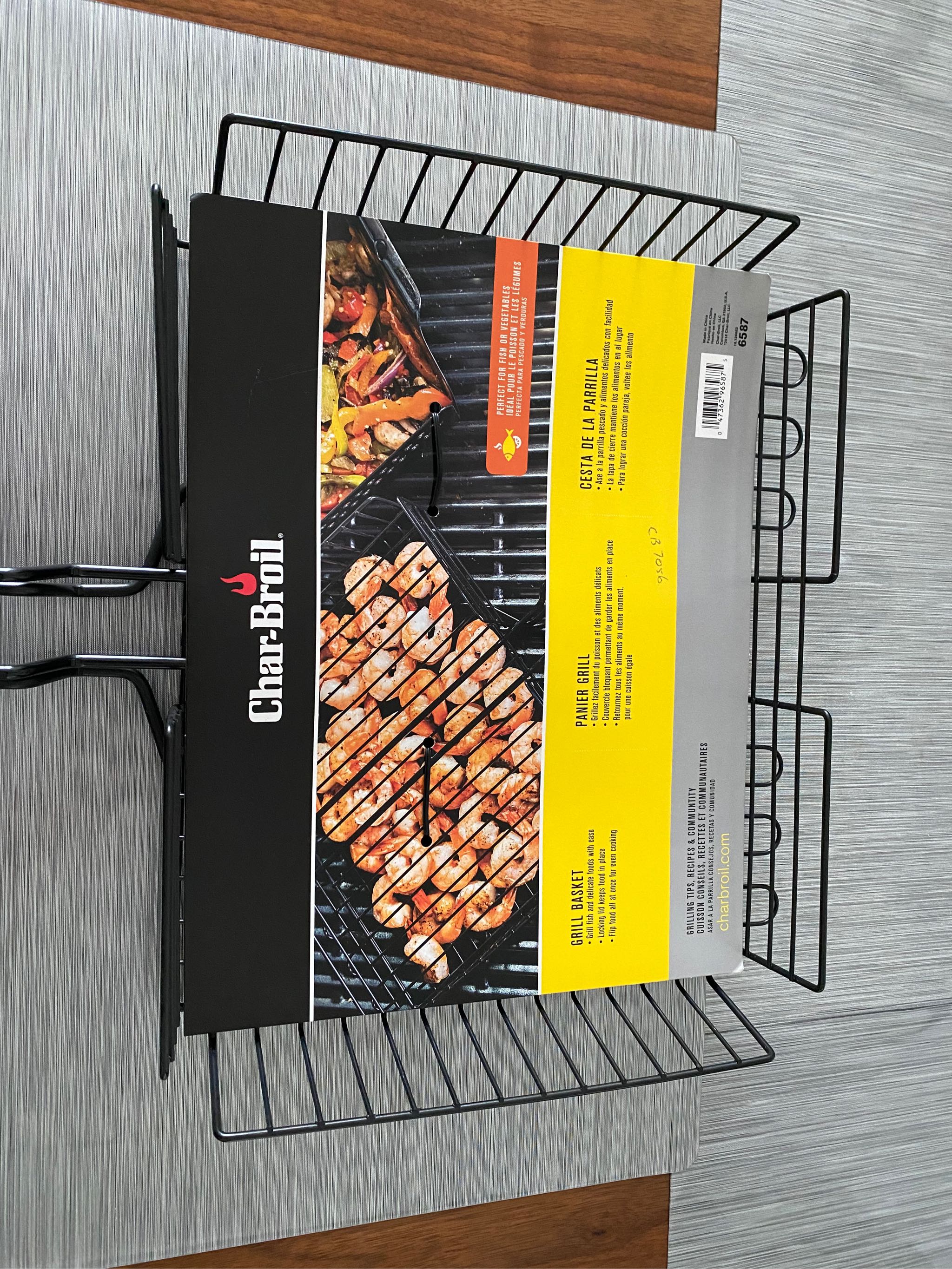 Char Broil Non Stick BBQ Grill Basket with Handle Lazada Singapore