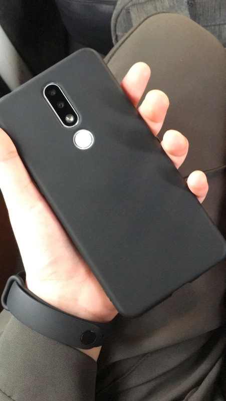 Cadorabo Custodia Candy Nero Per Nokia 5.1 Plus / X5 | Cover In Silicone TPU Sottile E Morbida | Antiurto