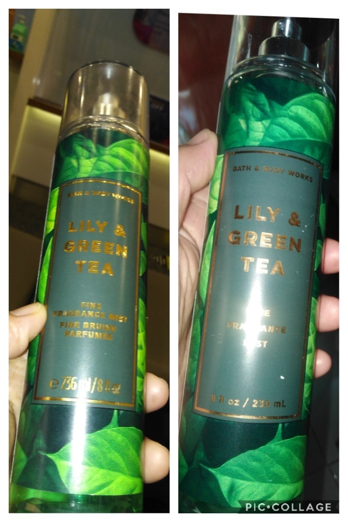 Lily and green discount tea body mist