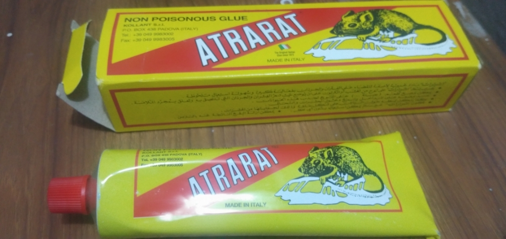 ATRARAT RAT GLUE 135g 100% original made by Italy – Terminix Pakistan
