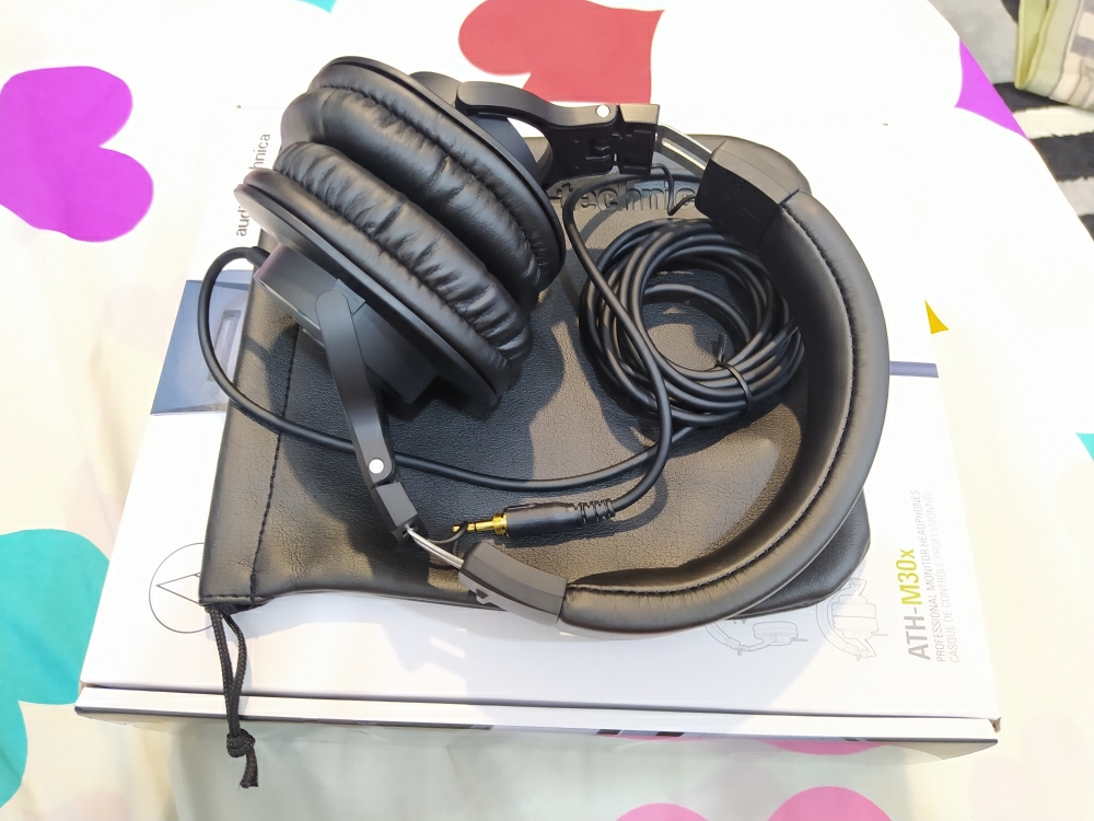 Audio Technica ATH-M30x Professional Monitor Headphone (Audio