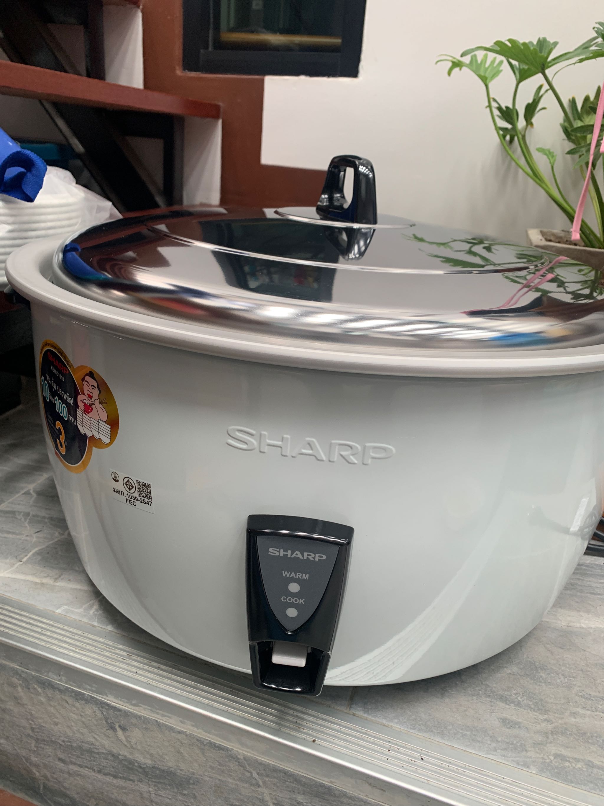 THB Sharp Commercial Big Rice Cooker 10 Liters KSH D1010 -   THB