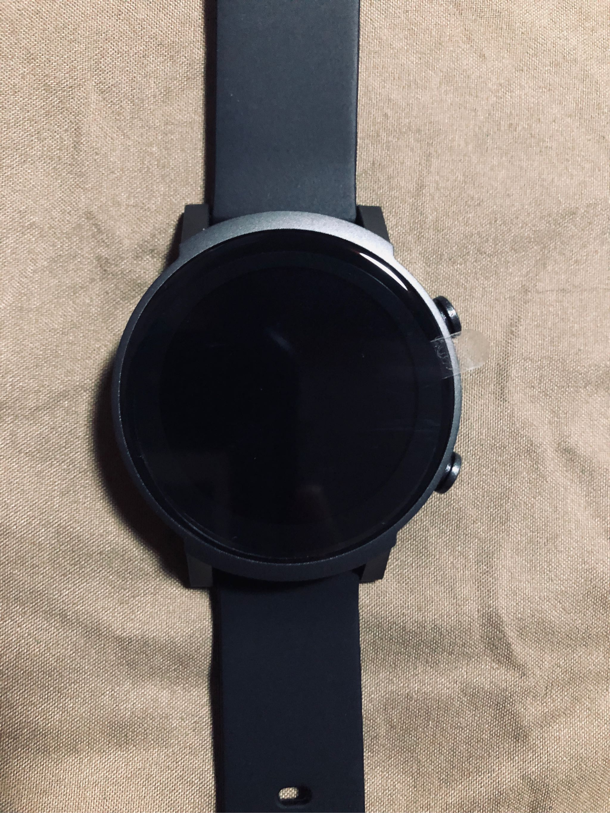  Ticwatch E3 Smart Watch Wear OS by Google for Men Women Plus  20mm Width Black Leather Replacement Watchband, Qualcomm Snapdragon Wear  4100 Platform Health Monitor Fitness Tracker GPS NFC Mic Speaker 