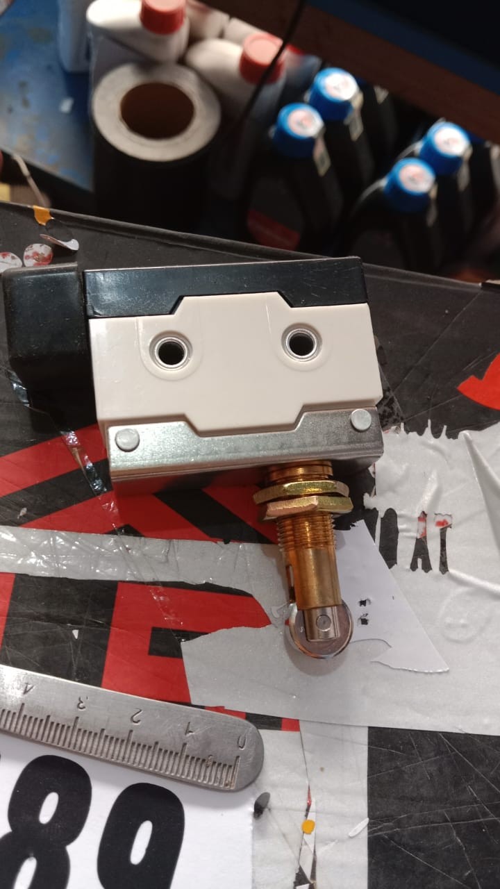 uxcell D4MC-5020 Interruptor de límite, émbolo de rodillo micro