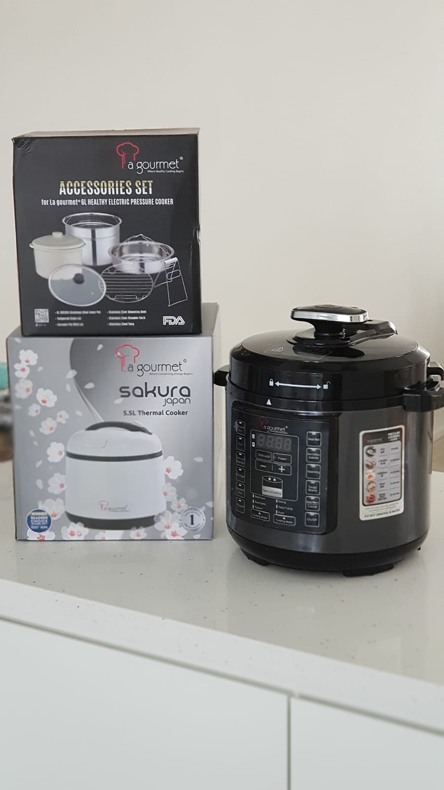 la gourmet pressure cooker 6l