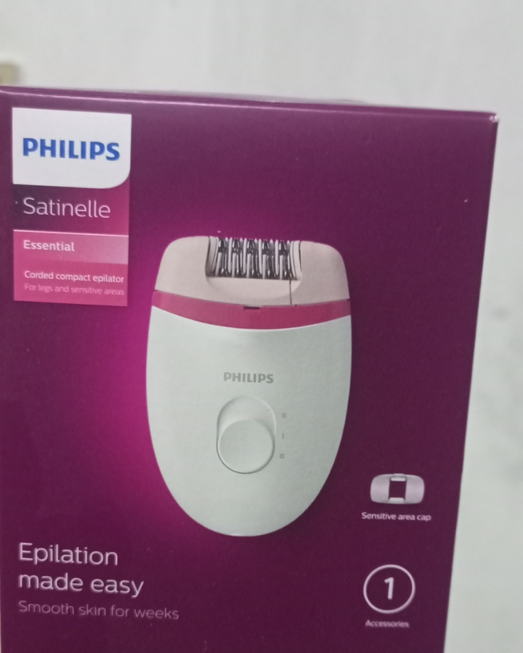 Philips Satinelle Essential Compact Hair Removal Epilator (Bre235) 