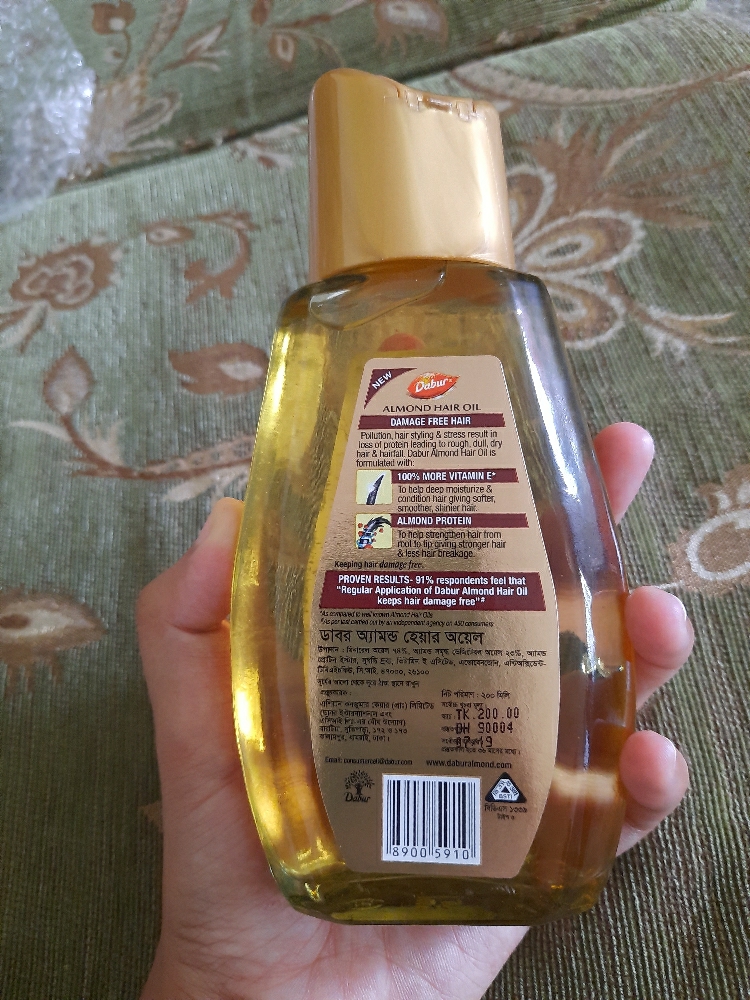 Dabur Almond Hair Oil 200 ml: Buy Online at Best Prices in Bangladesh |  