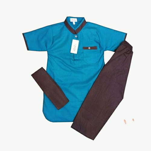 Elghan Setelan Baju Koko Anak Pria Lengan Pendek Umur 1 12 Tahun Kode