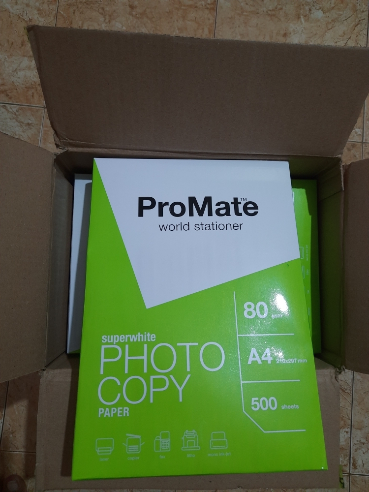 Promate Photocopy Paper A4 80gsm Box 2500 Sheets 500 X 7449