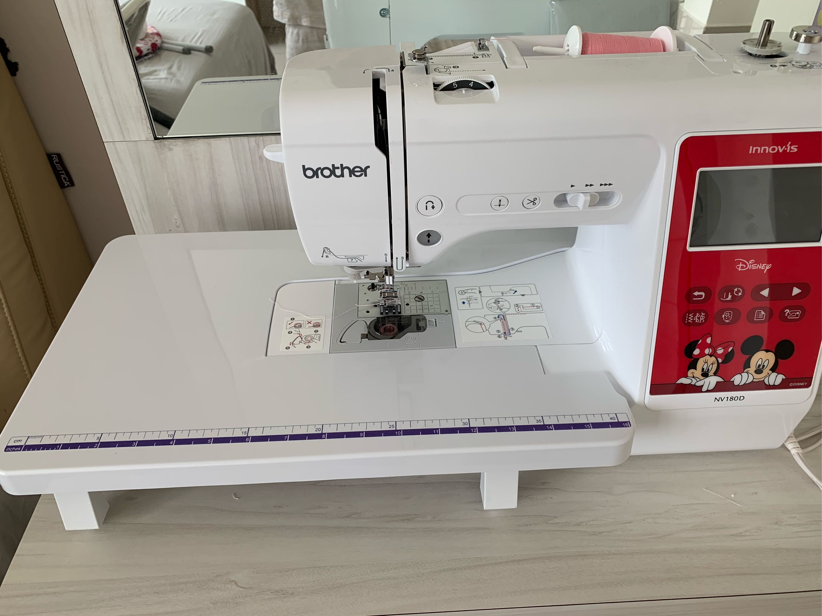 Brother Nv180 Nv180k nv180d ORIGINAL EXTENSION TABLE sewing machine