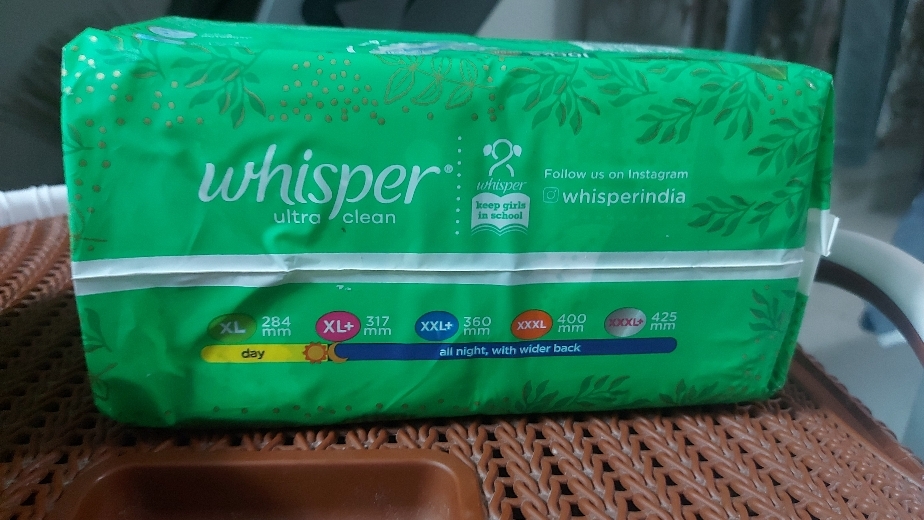 Buy Whisper Ultra Clean Wings Sanitary Pads for Women - XL Online at Best  Price in Bangladesh