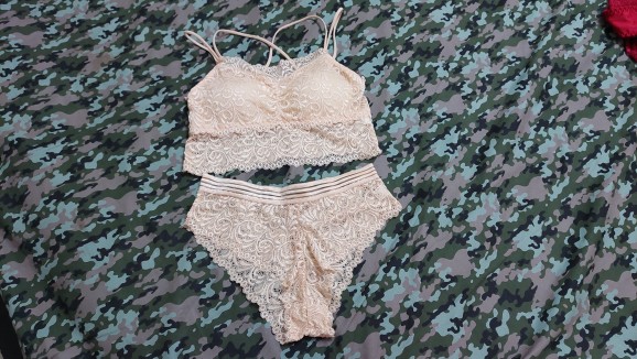 Women's Lace pushup wired Bra Panty Set