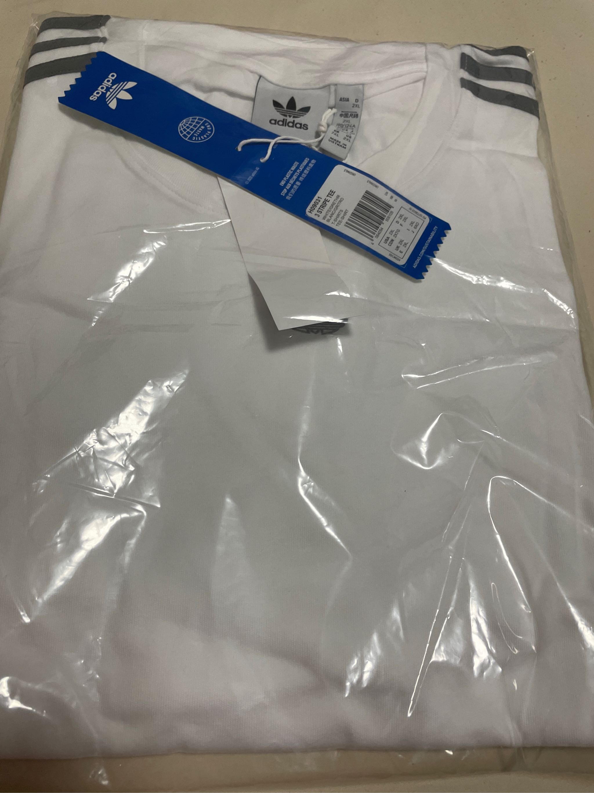 adidas SPRT 3-Stripes Tee - White | H09031 | adidas US