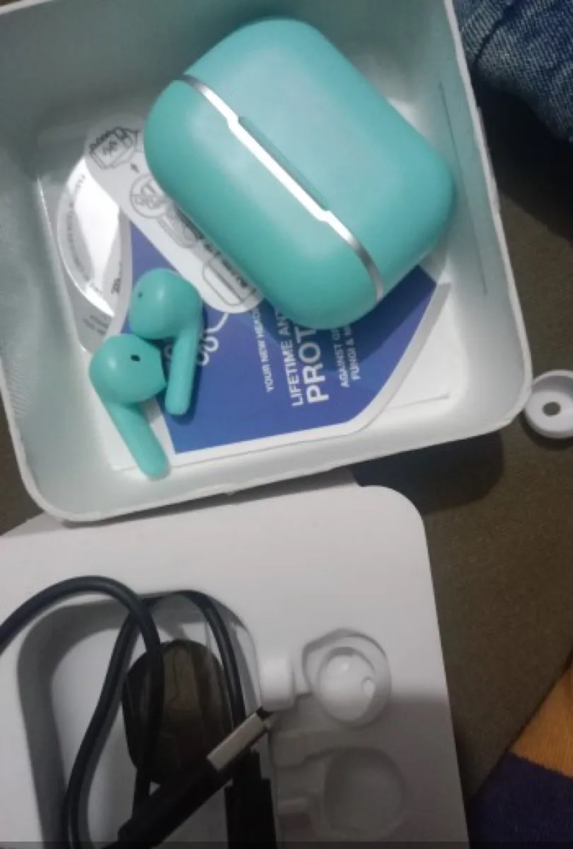 Wireless Earbuds Wavesound Airpods Turquoise Happy Plugs Wireless