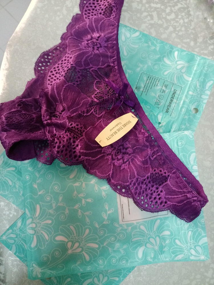 Hot Sale】DULASI 3pcs Sexy Flower Lace Panties for Women Seamless Underwear  Floral Cotton Silk Ladies Transparent Bikini for Girls 6 color Briefs D116