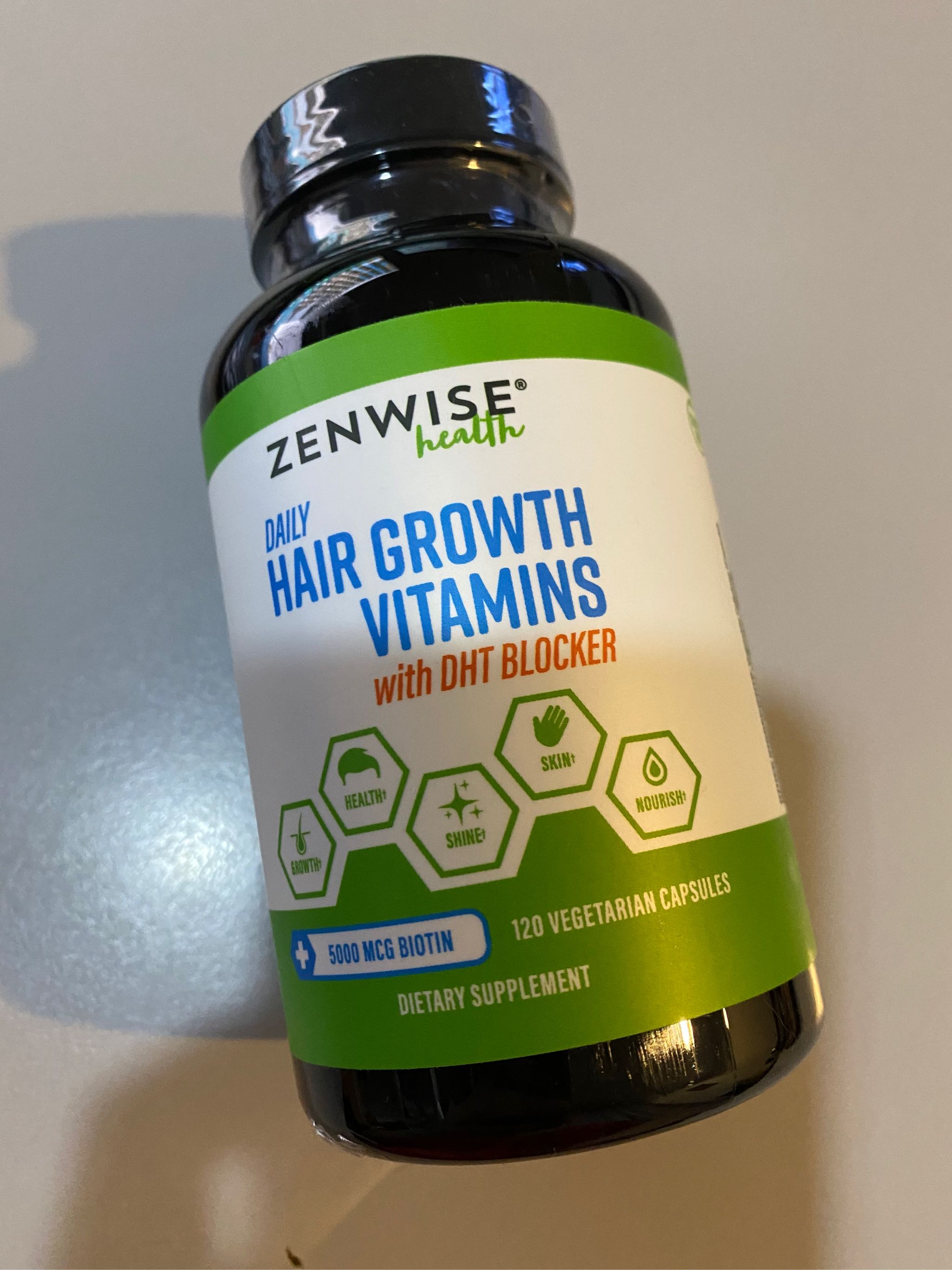Zenwise Health Daily Hair Growth Vitamins With Dht Blocker 1 Vcaps Hair Skin Support Collagen Formation Support Lazada