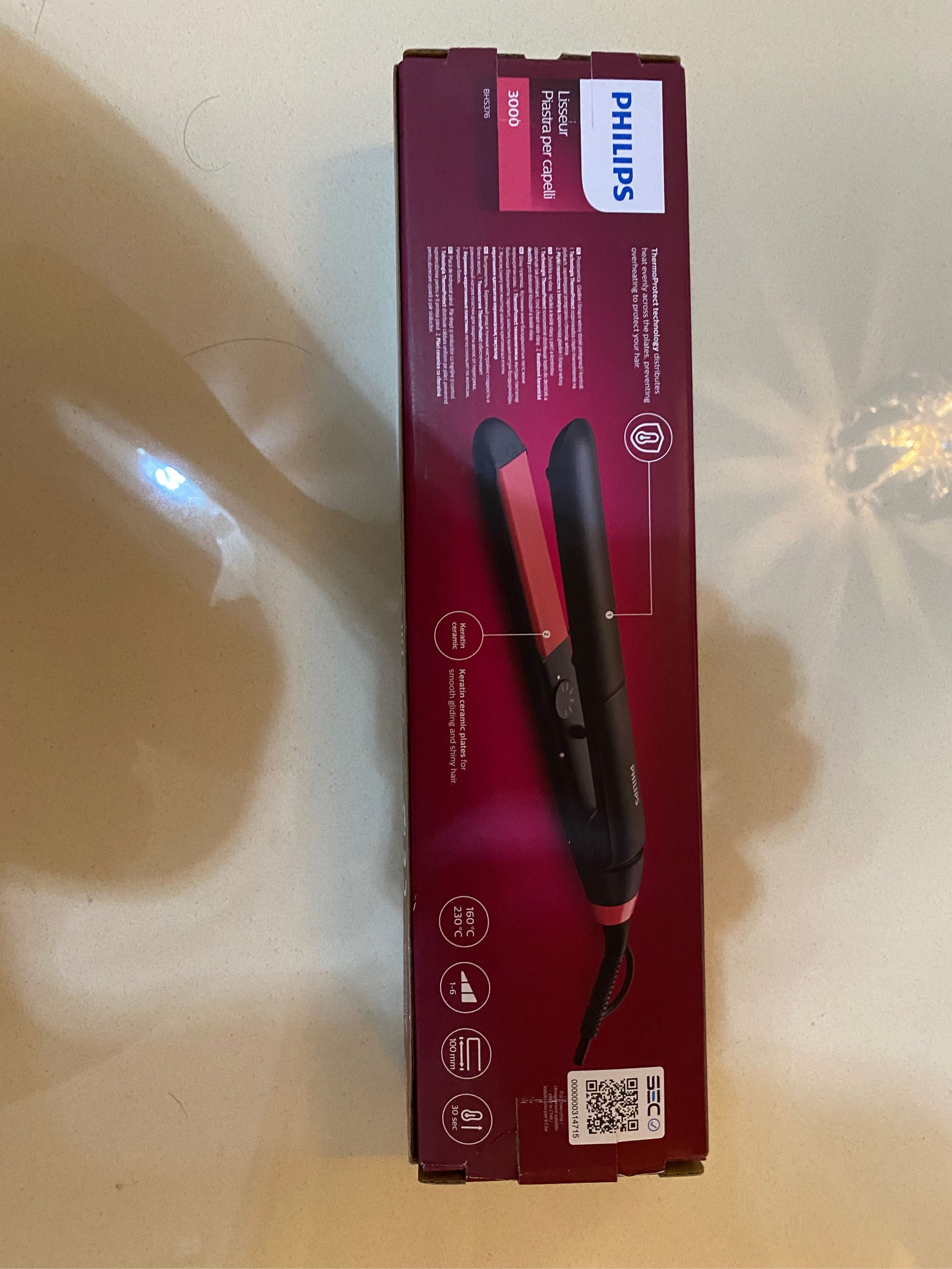 PHILIPS ThermoProtect Straightener - BHS376/00