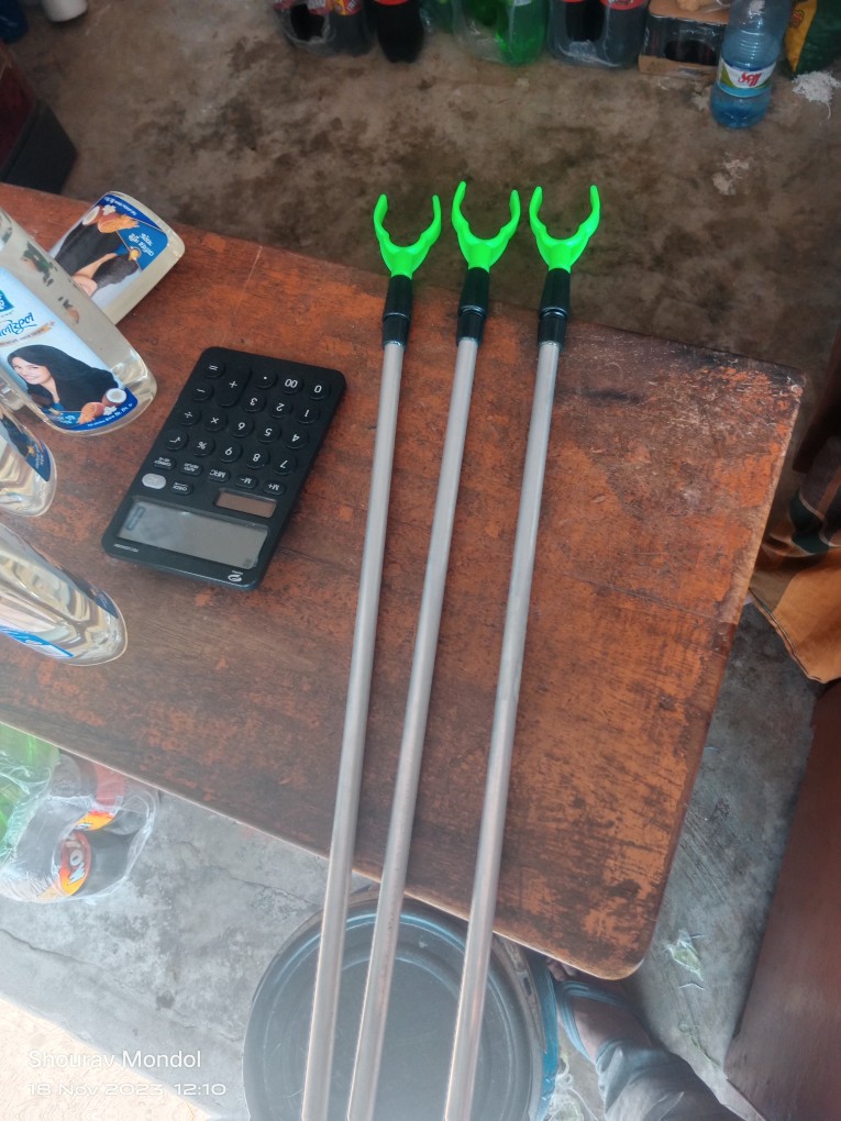 3 PCS Adjustable lightweight Metal Fishing Rod Holder