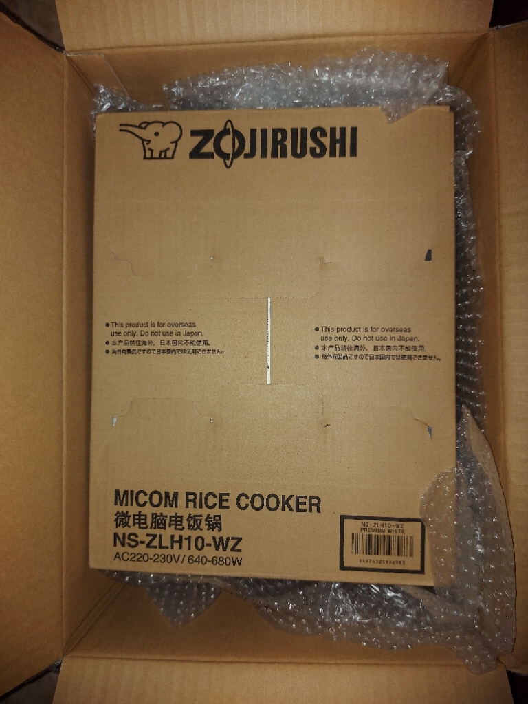 Zojirushi Overseas Rice Cooker Gokume-Takuki 10 cups/220-230V NS