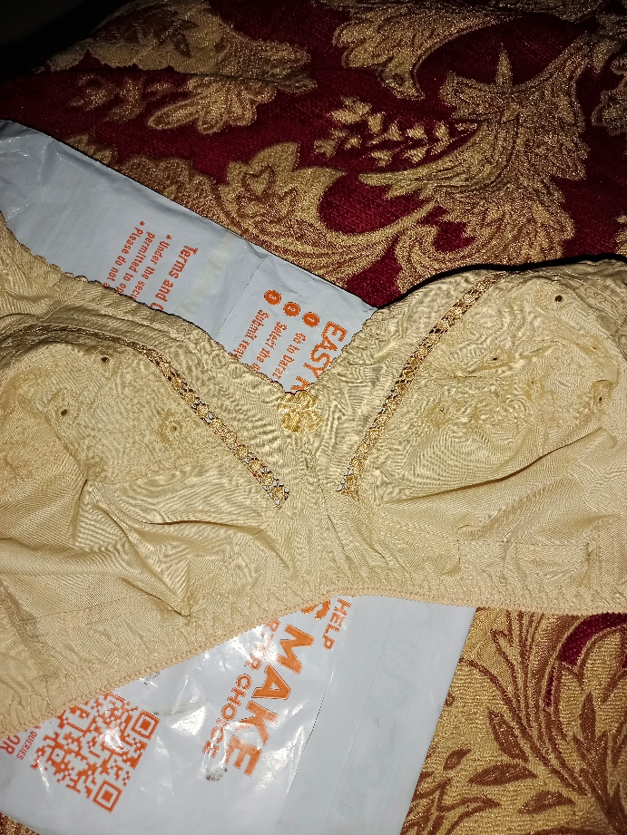 Non Padded Bra for Women with Chikan Embroidery Classic Cotton