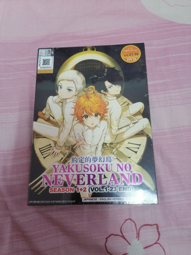 DVD Anime The Promised Neverland Complete Series Season 1+2 (1-23