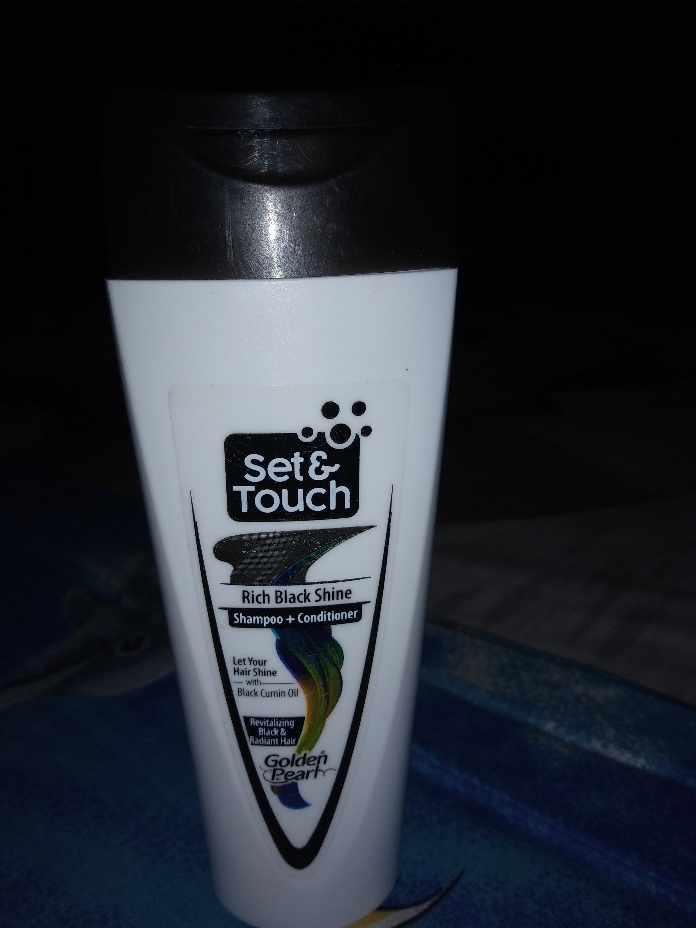 Set and Touch Rich Black Shine Shampoo - Golden Pearl