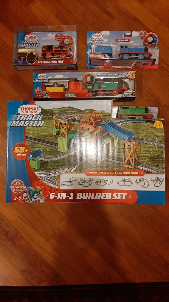 thomas the train 6 in 1 builder set