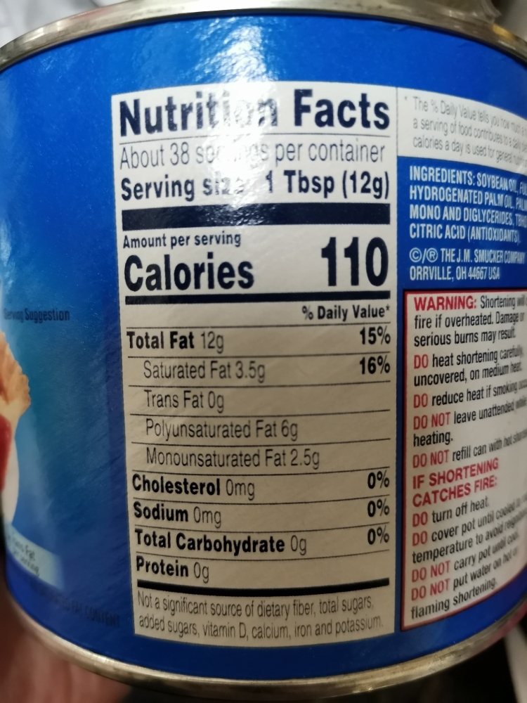 Crisco AllVegetable Shortening, 16 Oz, 40 OFF