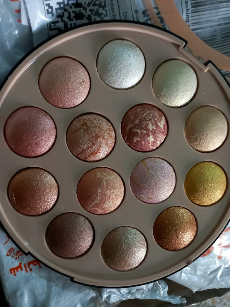  14 in 1 Terracotta Highlighter Platte