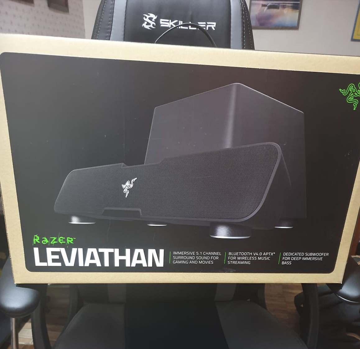 razer leviathan bass control