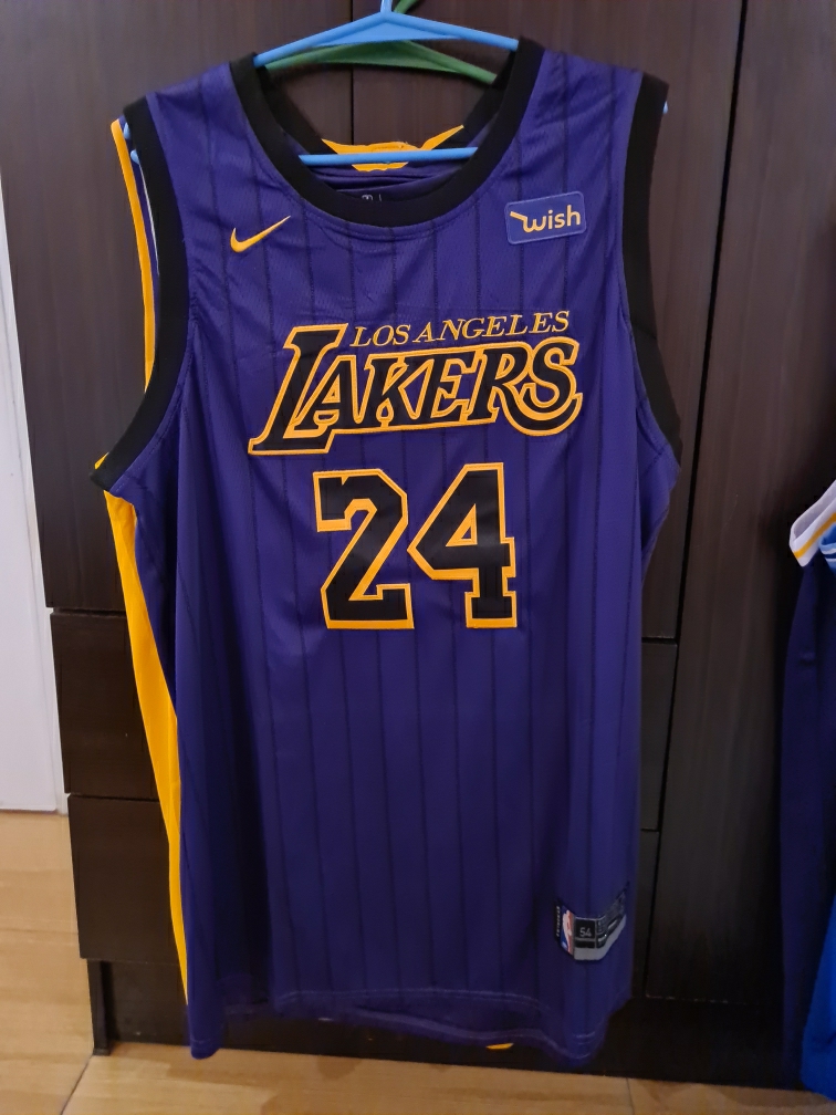 BNWT Authentic Nike Men's NBA Lakers 2019/20 City Edition Swingman Jersey -  L, Men's Fashion, Activewear on Carousell