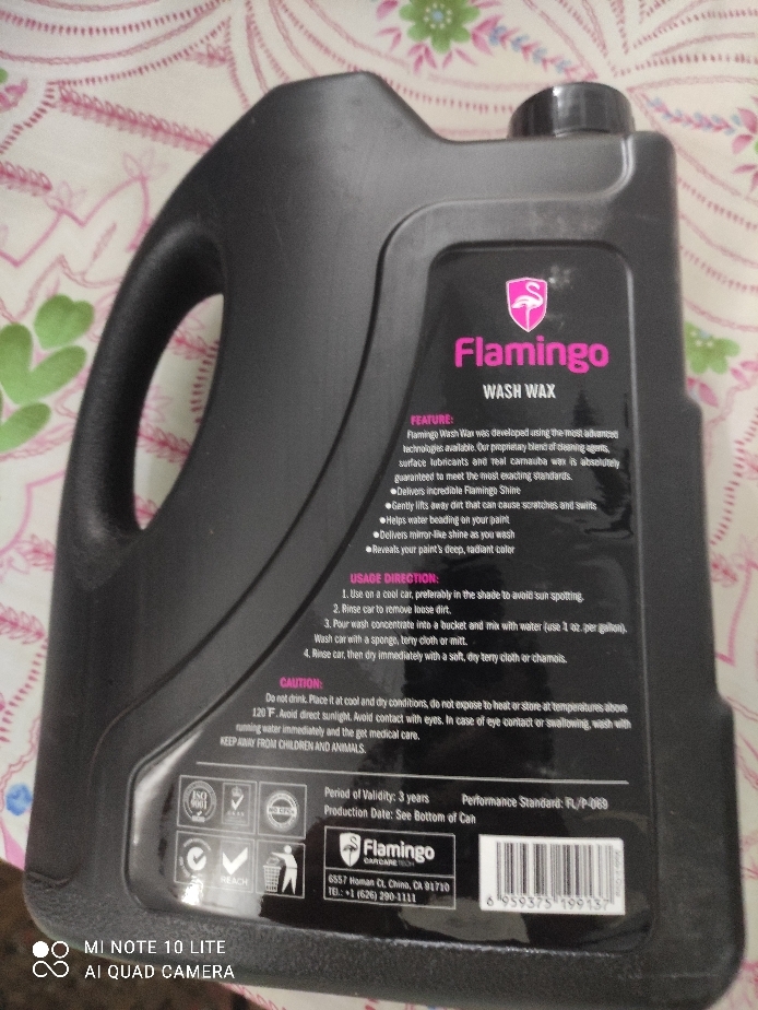 Flamingo Ultra Shine Car Wash And Wax Shampoo 2 Litre
