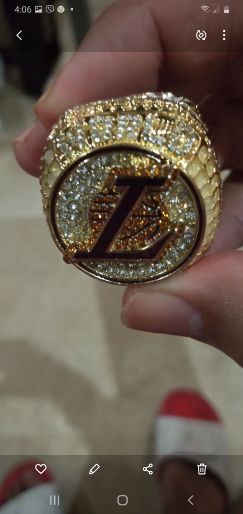 Los Angeles Lakers 2020 LeBron James NBA Championship Ring