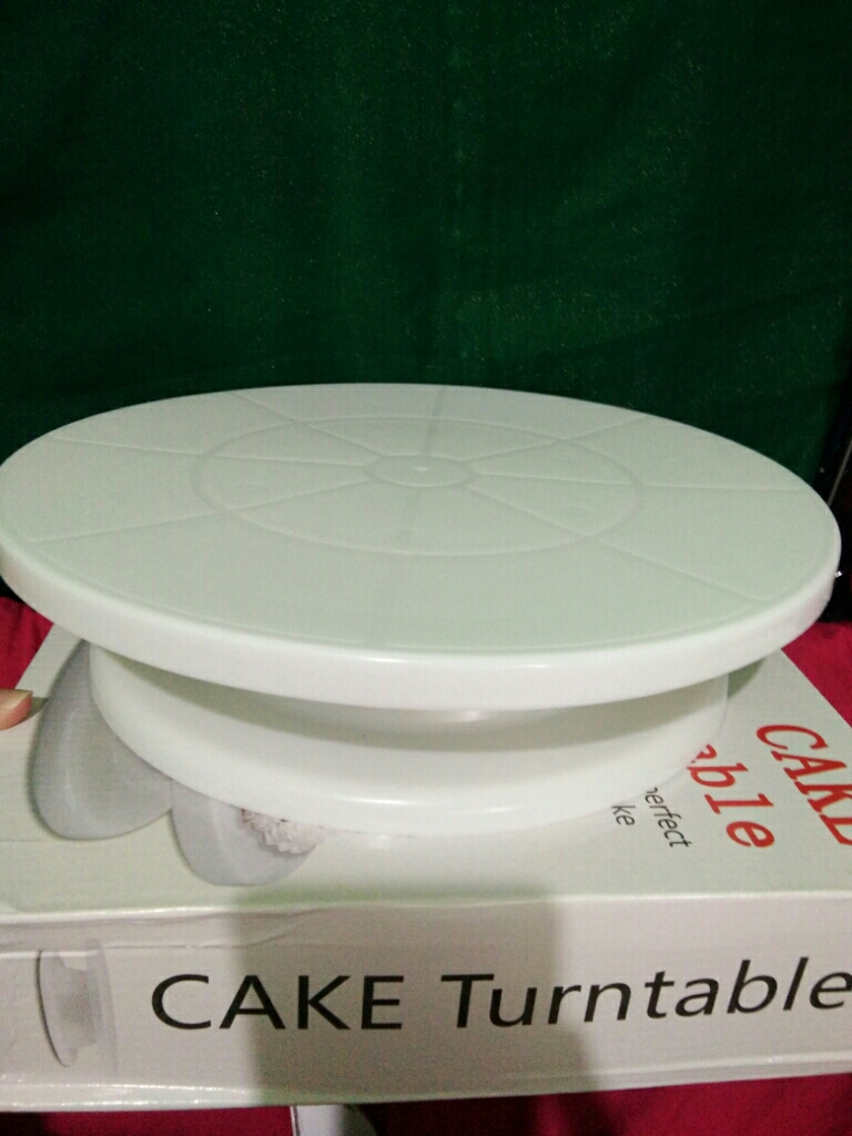 27cm Cake Turntable Rotating Cake Decorating Turntable Anti-skid Round Cake  Stand Cake Rotary Table 