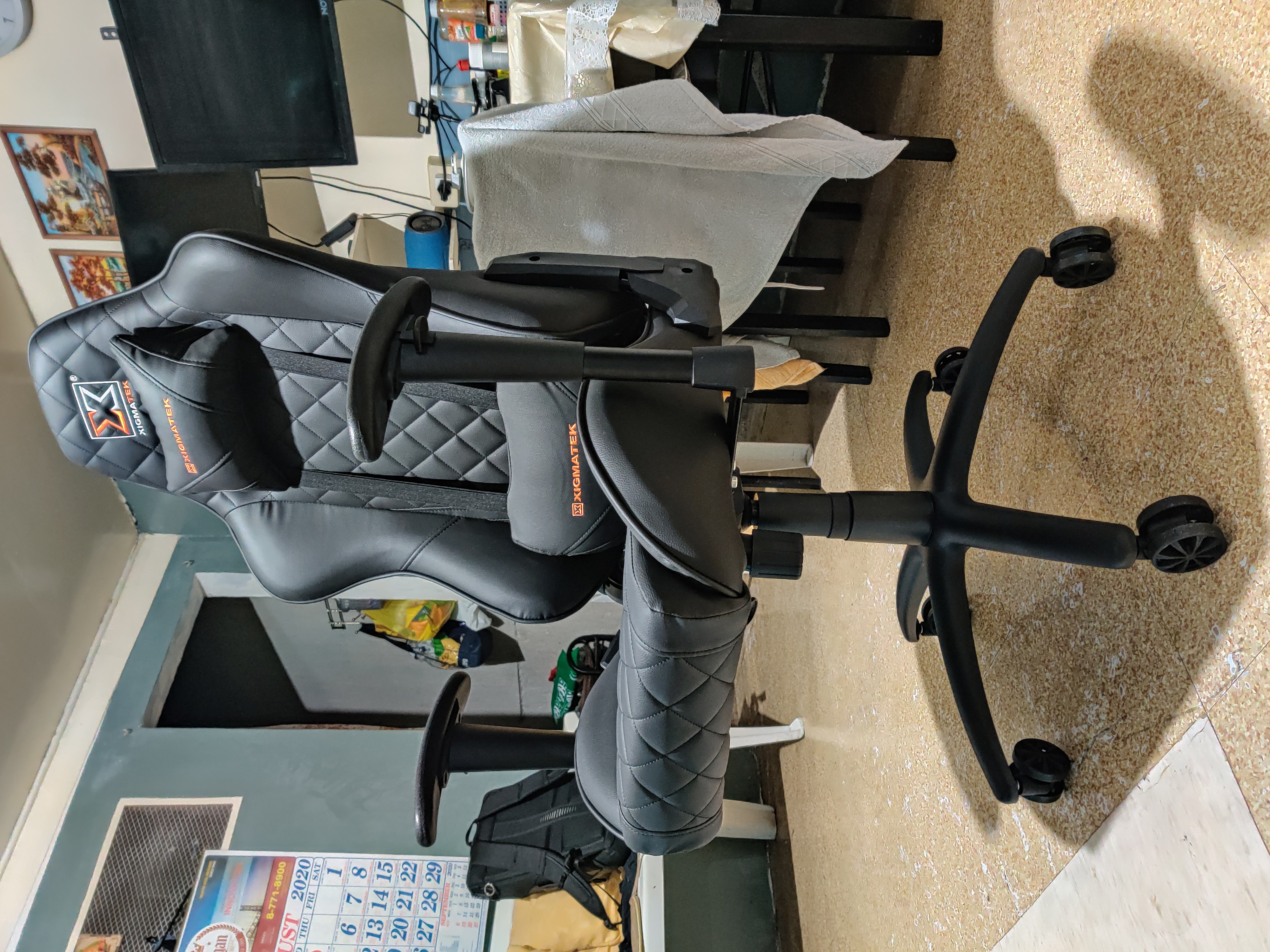 Xigmatek Hairpin Matte Black Gaming Chair En42425 Lazada Ph