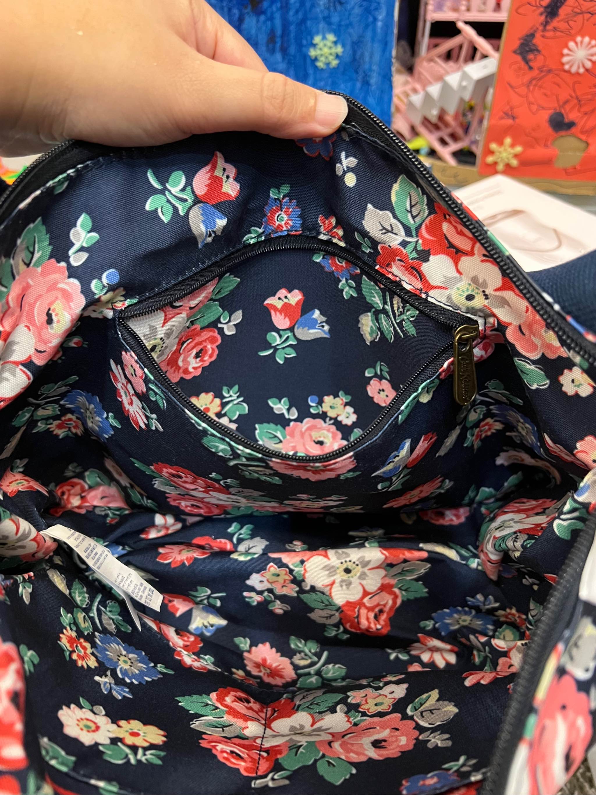 Cath kidston hot sale navy bag