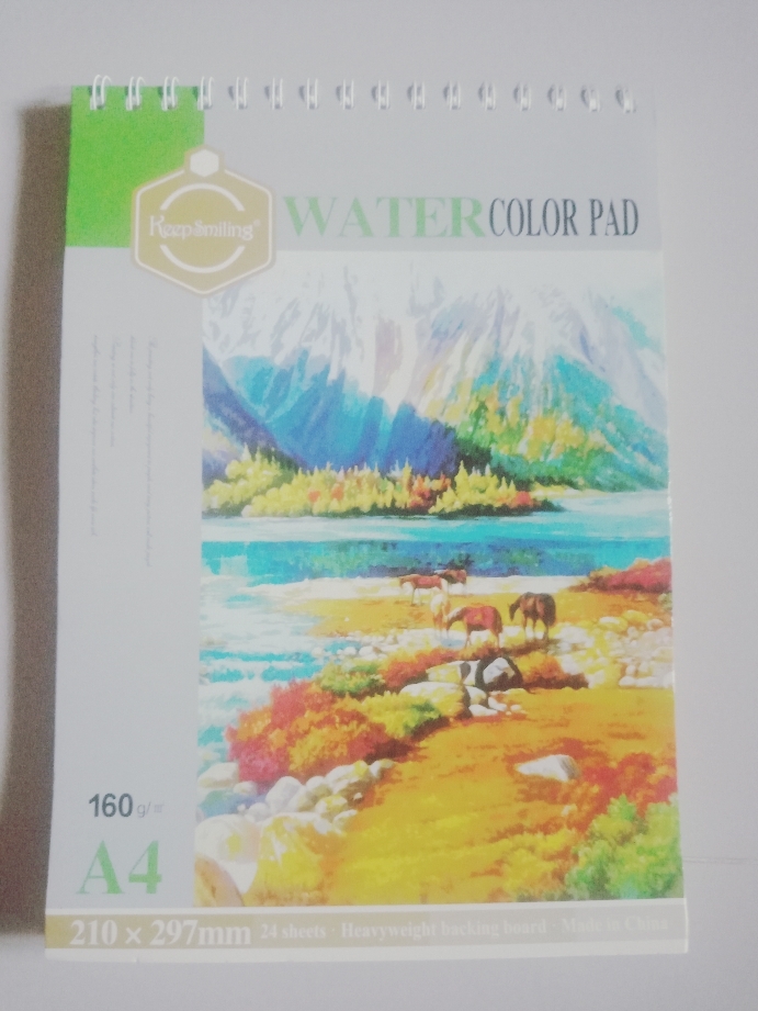 Keep Smiling Water Color Pad 160gsm 24 Sheet/Buy Now At /Home  Delivery 