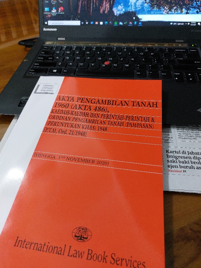 Akta Pengambilan Tanah 1960 (Akta 486), Kaedah-Kaedah dan Perintah 