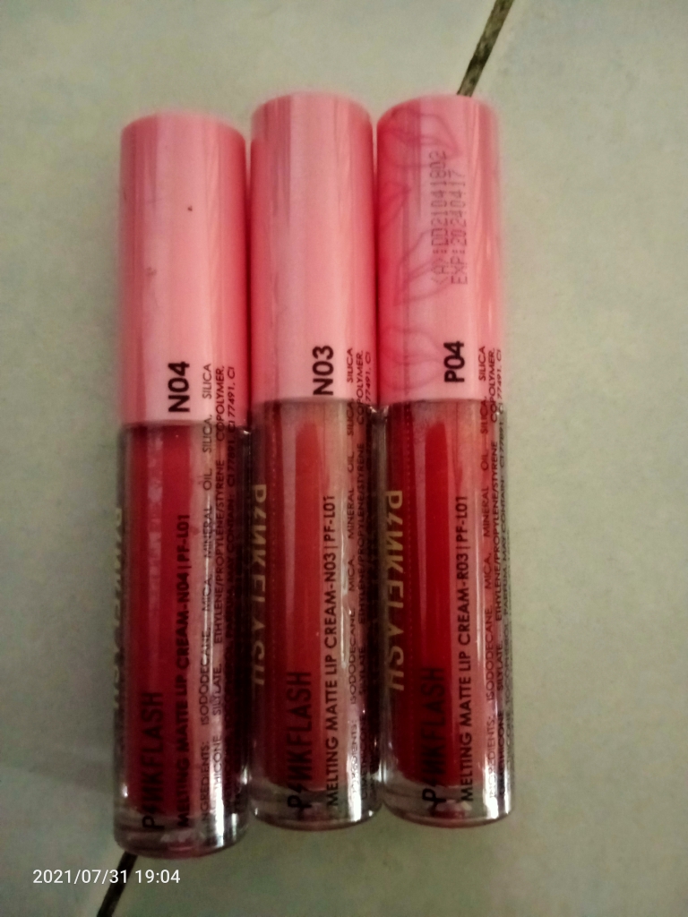 READY STOCK Pinkflash Slipsmatte lipmatte Lipstick Lip stick