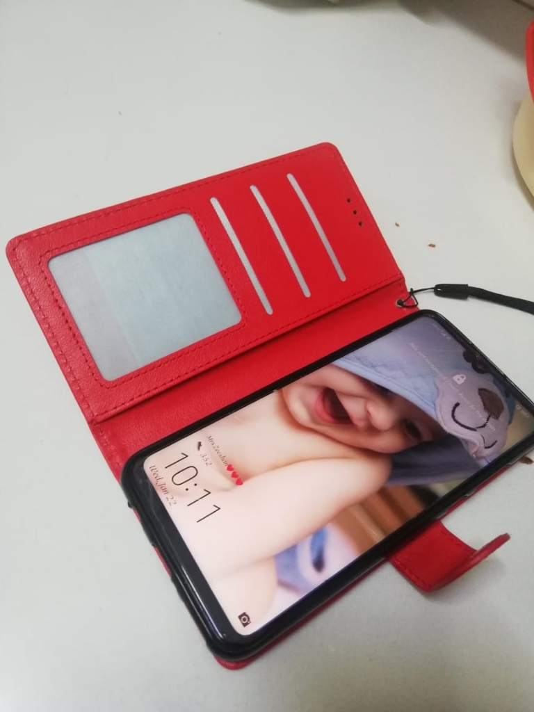  For HUAWEI P30 lite/nova 4E Flip-type Leather Protective Phone Case with 3 Card Position Buckle Design Phone Cover  Style:HUAWEI P30 lite/nova 4E