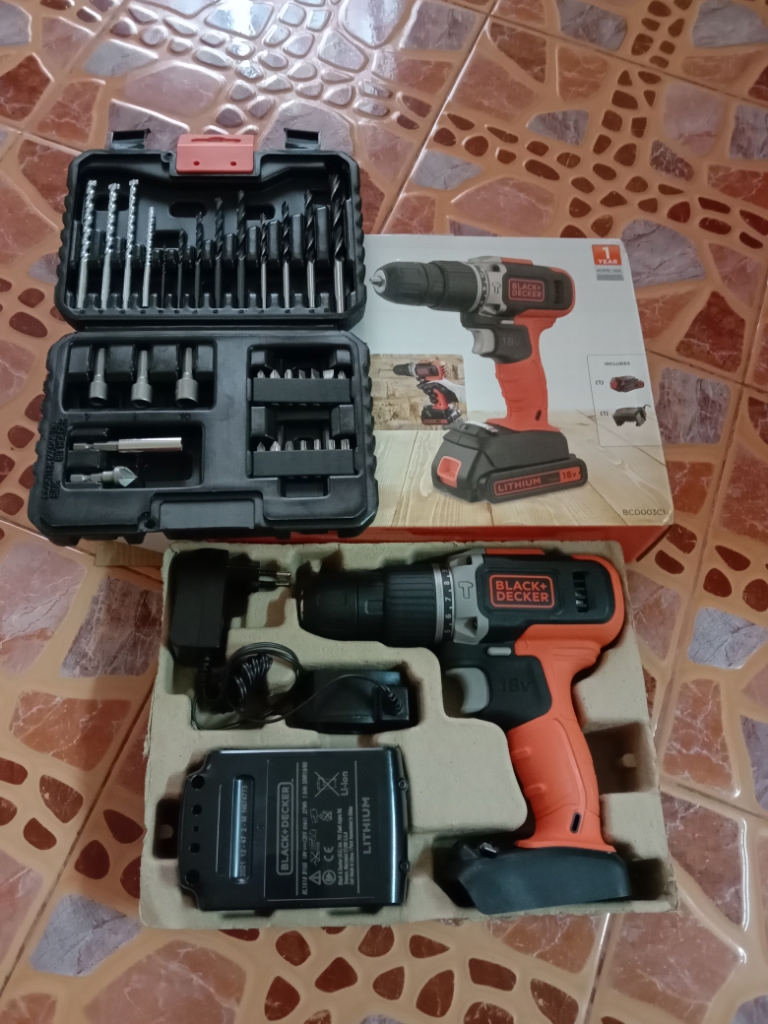 Black Decker A7216 A7216 Perceuse Et Ensemble De Vis 32 Pièces