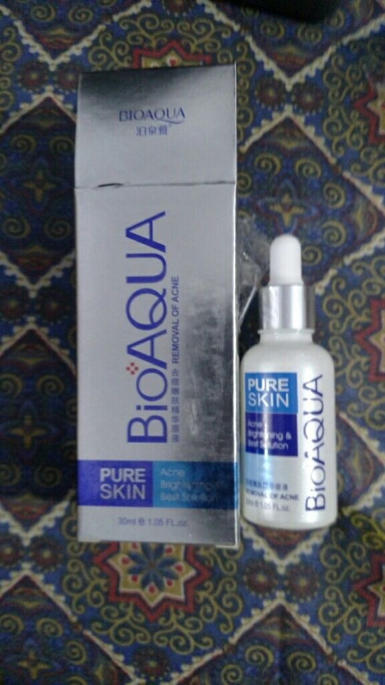  Bioaqua Pure Skin Anti Acne Serum - Acne Facial Removal Solution 30Ml