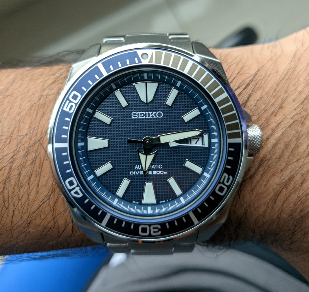 Seiko blue best sale samurai srpb49k