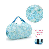 Japanese waterproof large capacity portable supermarket shopping bag foldable cartoon cat flower storage bag weekend duffel bags